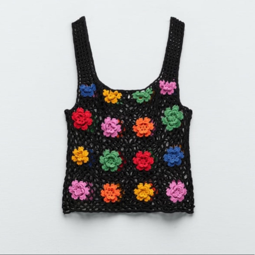 NWT Zara Crochet Top XS